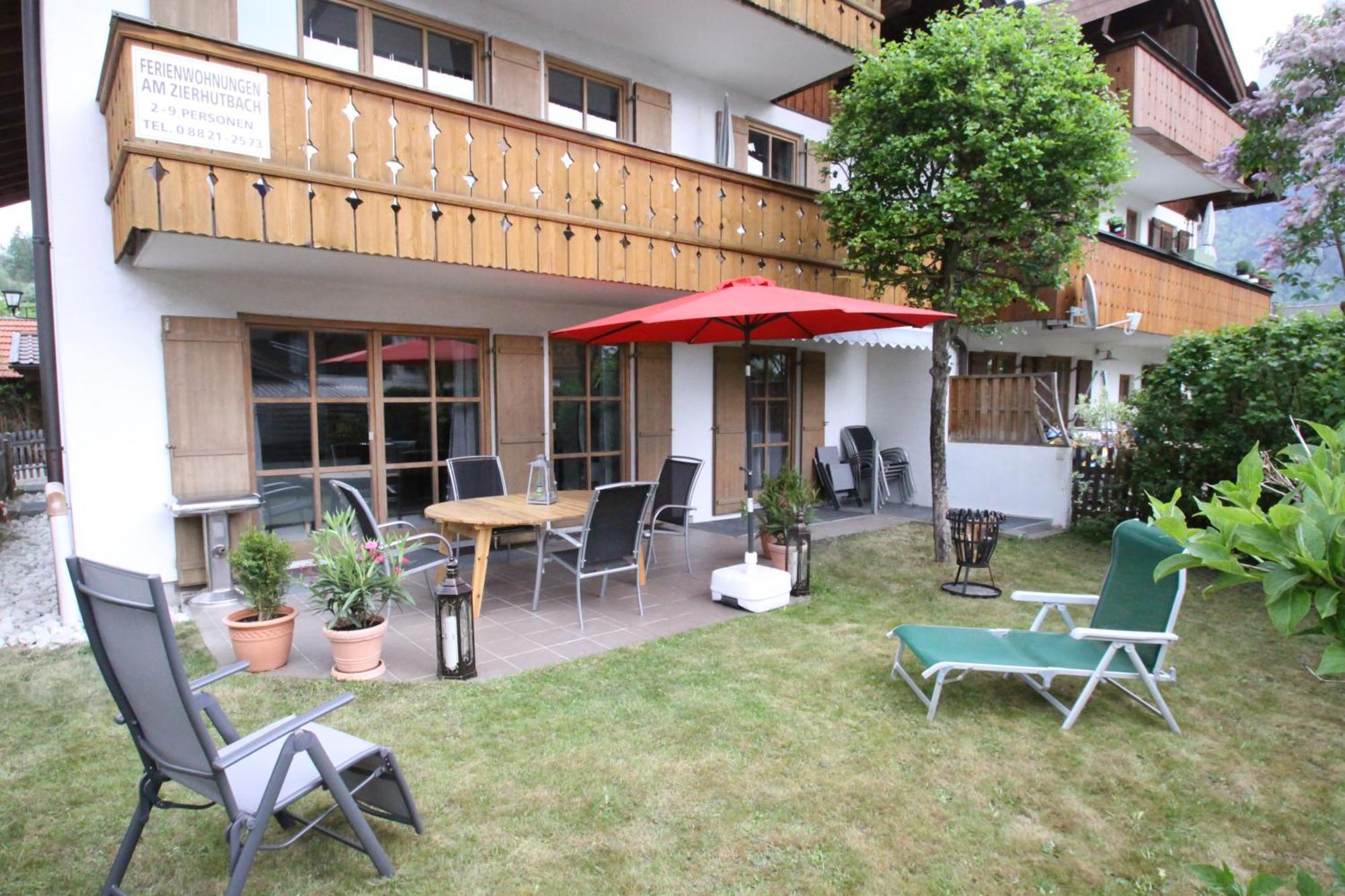 Ferienwohnung Am Zierhutbach Kranzberg Mittenwald Buitenkant foto