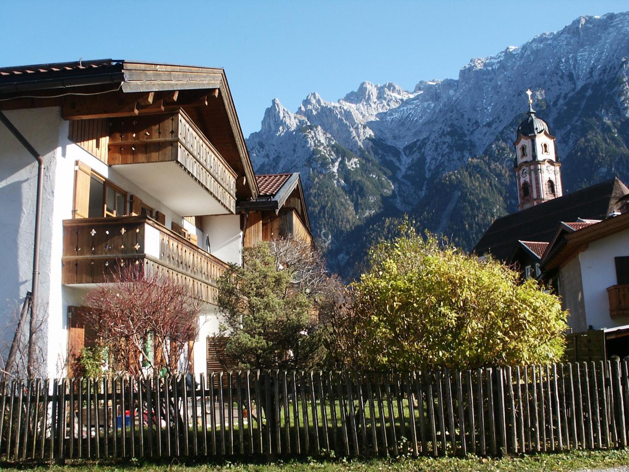 Ferienwohnung Am Zierhutbach Kranzberg Mittenwald Buitenkant foto